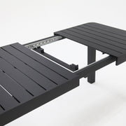 Azura Extendable Balcony Table - Black